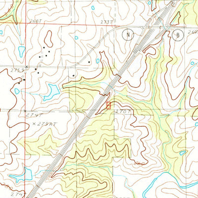 United States Geological Survey Coffey, MO (1984, 24000-Scale) digital map