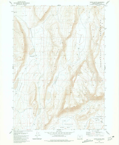 United States Geological Survey Coffin Butte, OR (1981, 24000-Scale) digital map