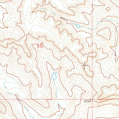 United States Geological Survey Coffin Buttes, ND (1972, 24000-Scale) digital map