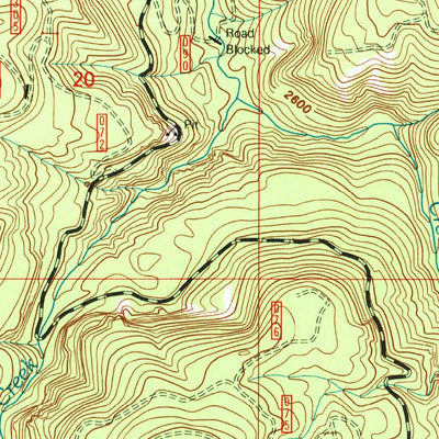 United States Geological Survey Coffin Mountain, OR (1994, 24000-Scale) digital map