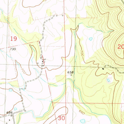 United States Geological Survey Coffman, MO (1980, 24000-Scale) digital map