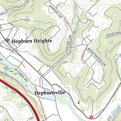 United States Geological Survey Cogan Station, PA (2023, 24000-Scale) digital map