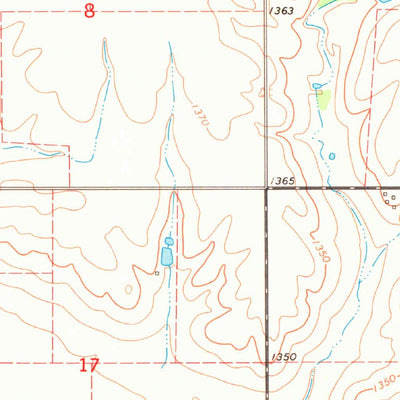 United States Geological Survey Cogar NE, OK (1968, 24000-Scale) digital map