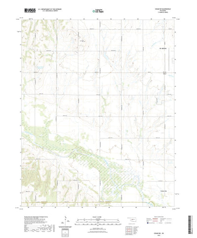 United States Geological Survey Cogar NE, OK (2022, 24000-Scale) digital map