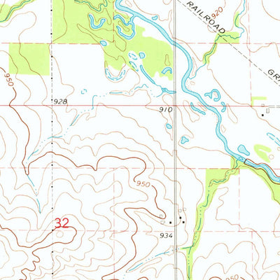 United States Geological Survey Coggon, IA (1973, 24000-Scale) digital map