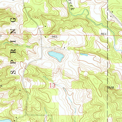 United States Geological Survey Coggon, IA (1973, 24000-Scale) digital map
