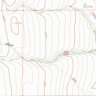 United States Geological Survey Coglan Buttes NE, OR (1966, 24000-Scale) digital map
