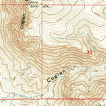 United States Geological Survey Coglan Buttes, OR (1966, 24000-Scale) digital map