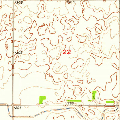 United States Geological Survey Cogswell, ND (1957, 24000-Scale) digital map