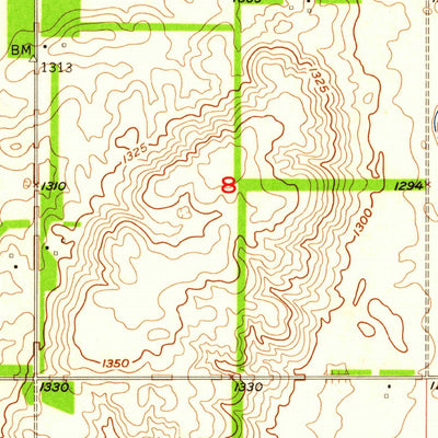 United States Geological Survey Cogswell, ND (1957, 24000-Scale) digital map