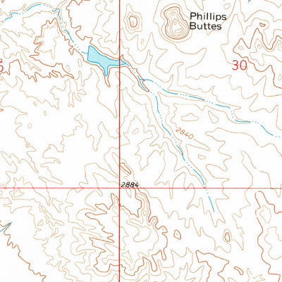 United States Geological Survey Cohagen, MT (1965, 24000-Scale) digital map