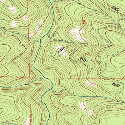 United States Geological Survey Cohasset, CA (1995, 24000-Scale) digital map