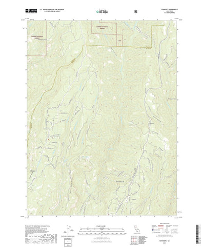 United States Geological Survey Cohasset, CA (2021, 24000-Scale) digital map