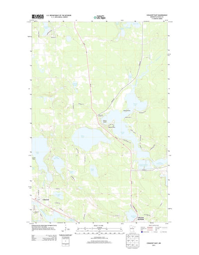 United States Geological Survey Cohasset East, MN (2013, 24000-Scale) digital map