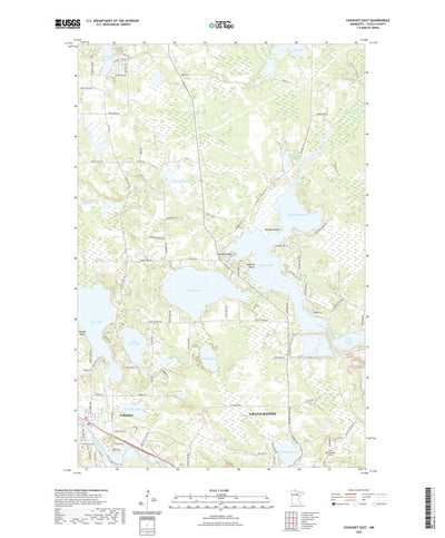 United States Geological Survey Cohasset East, MN (2022, 24000-Scale) digital map