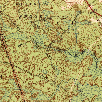 United States Geological Survey Cohasset, MA (1941, 31680-Scale) digital map