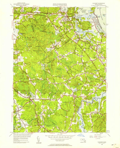 United States Geological Survey Cohasset, MA (1947, 24000-Scale) digital map
