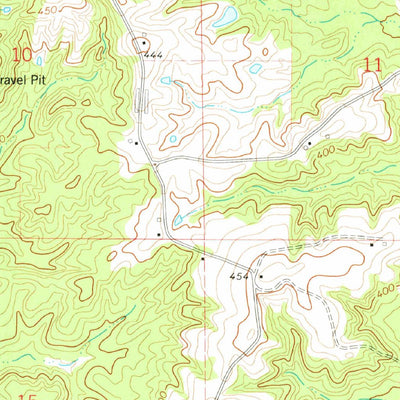 United States Geological Survey Cohay, MS (1975, 24000-Scale) digital map