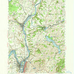 United States Geological Survey Cohoes, NY (1947, 62500-Scale) digital map