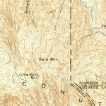 United States Geological Survey Cohutla Mountain, GA-TN (1911, 62500-Scale) digital map