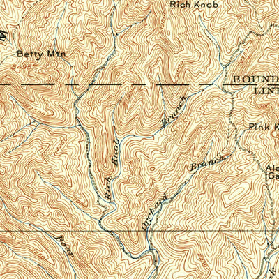 United States Geological Survey Cohutla Mountain, GA-TN (1911, 62500-Scale) digital map