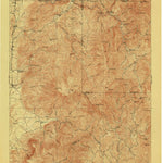 United States Geological Survey Cohutla Mountain, GA-TN (1913, 62500-Scale) digital map