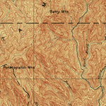 United States Geological Survey Cohutla Mountain, GA-TN (1913, 62500-Scale) digital map