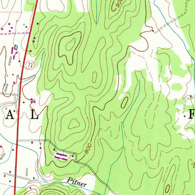 United States Geological Survey Cohutta, GA-TN (1960, 24000-Scale) digital map