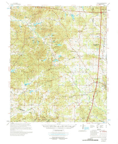United States Geological Survey Coila, MS (1978, 62500-Scale) digital map