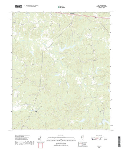 United States Geological Survey Coila, MS (2020, 24000-Scale) digital map