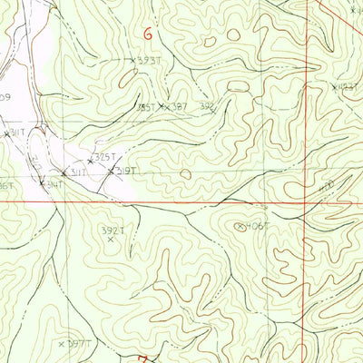 United States Geological Survey Coker Lake, MS (1983, 24000-Scale) digital map