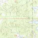 United States Geological Survey Coker Lake, MS (1983, 24000-Scale) digital map