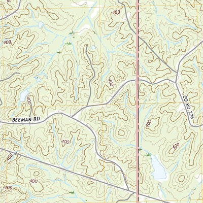 United States Geological Survey Coker Lake, MS (2021, 24000-Scale) digital map