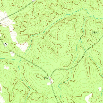 United States Geological Survey Cokesbury, SC (1971, 24000-Scale) digital map