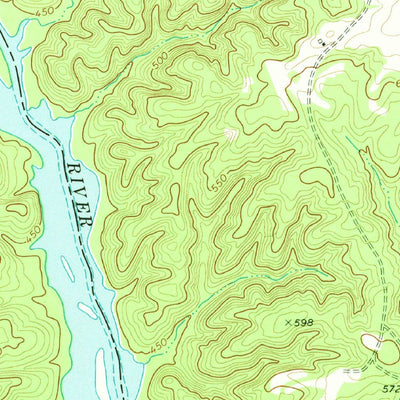 United States Geological Survey Cokesbury, SC (1971, 24000-Scale) digital map