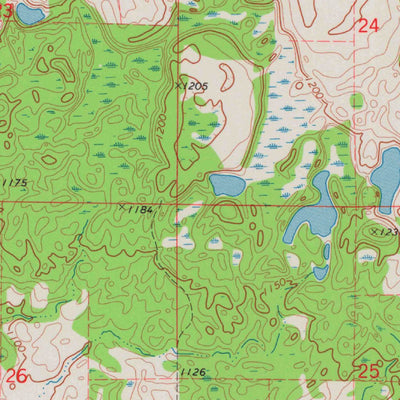 United States Geological Survey Colburn, WI (1973, 24000-Scale) digital map