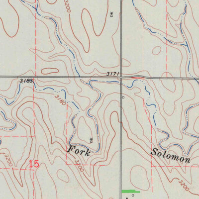 United States Geological Survey Colby SE, KS (1967, 24000-Scale) digital map