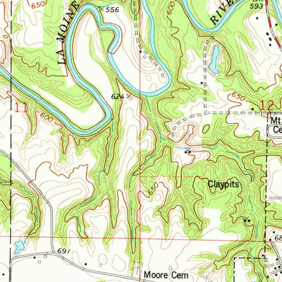 United States Geological Survey Colchester, IL (1974, 24000-Scale) digital map