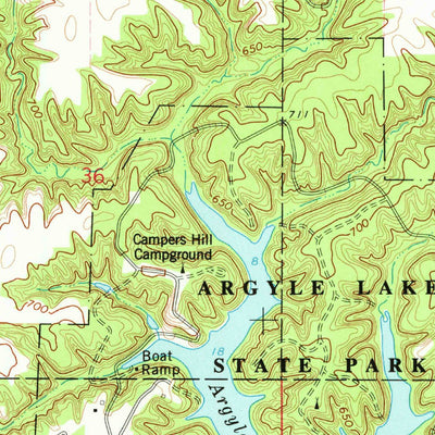 United States Geological Survey Colchester, IL (1974, 24000-Scale) digital map