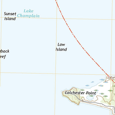 United States Geological Survey Colchester Point, VT (2021, 24000-Scale) digital map