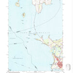 United States Geological Survey Colchester Point, VT-NY (1966, 24000-Scale) digital map