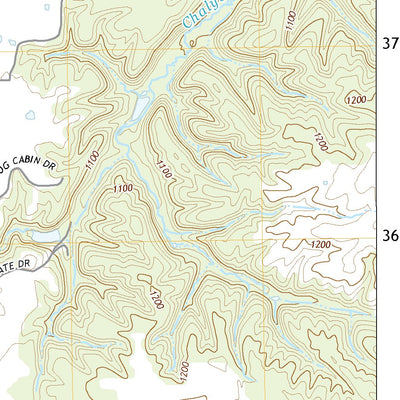 United States Geological Survey Colcord NE, AR (2020, 24000-Scale) digital map