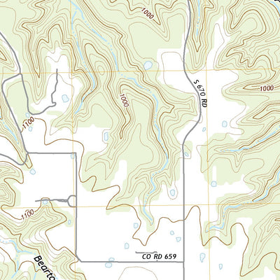 United States Geological Survey Colcord, OK (2022, 24000-Scale) digital map