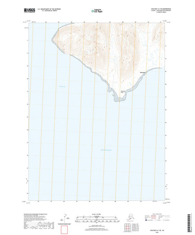 United States Geological Survey Cold Bay A-1 SE, AK (2020, 25000-Scale) digital map
