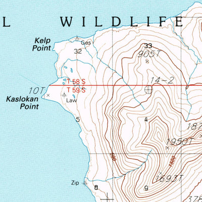 United States Geological Survey Cold Bay A-2, AK (1995, 63360-Scale) digital map