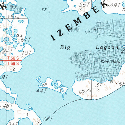 United States Geological Survey Cold Bay A-4, AK (1995, 63360-Scale) digital map
