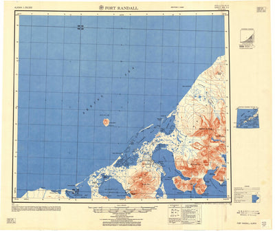 United States Geological Survey Cold Bay, AK (1949, 250000-Scale) digital map