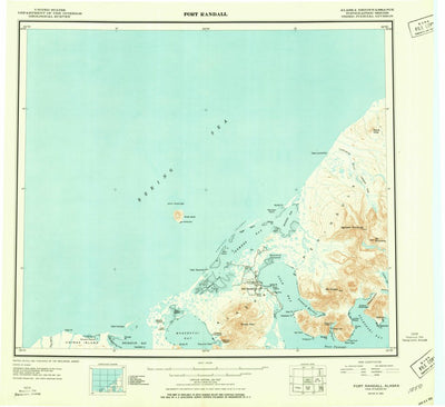 United States Geological Survey Cold Bay, AK (1950, 250000-Scale) digital map