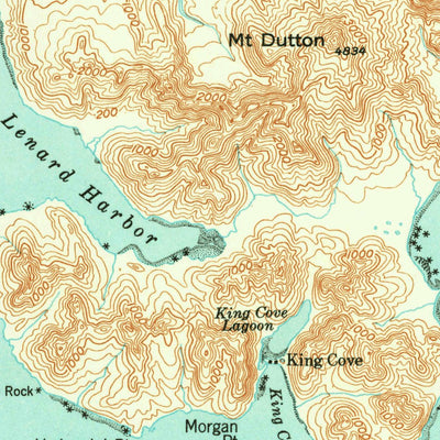 United States Geological Survey Cold Bay, AK (1950, 250000-Scale) digital map