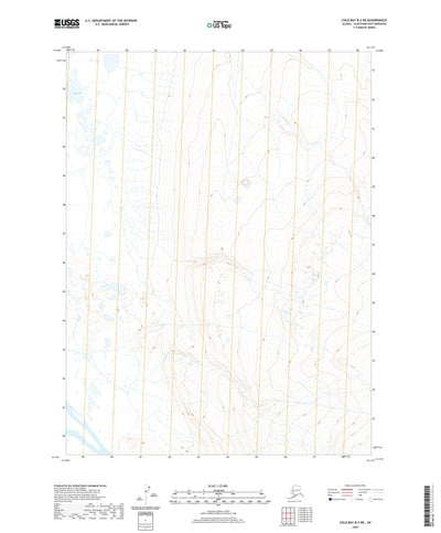 United States Geological Survey Cold Bay B-2 NE, AK (2020, 25000-Scale) digital map